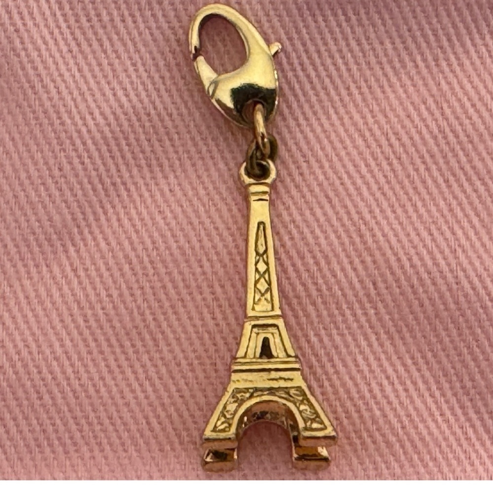 KATE SPADE Eiffel Tower 12 KT Plated Vintage Charm (No Bracelet) - Picture 6 of 8